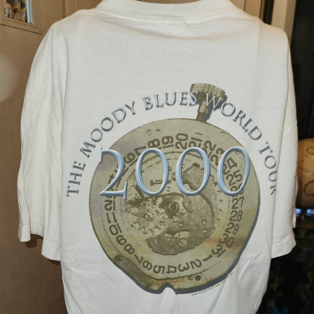 Vintage 2000 The Moody Blues World Tour T-Shirt AAA Tag Size Large Rock Concert